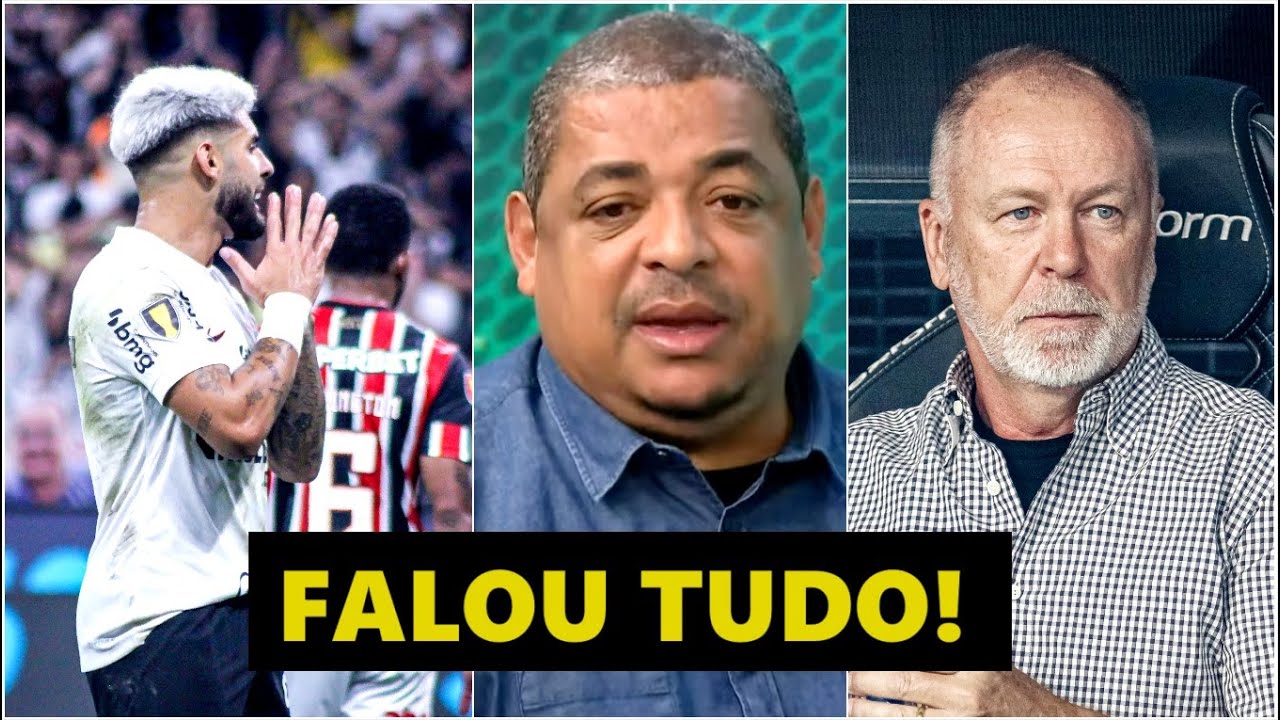 “Cara, se o Mano Menezes FOR DEMITIDO, o Corinthians…” Vampeta DESABAFA após DERROTA pro São Paulo