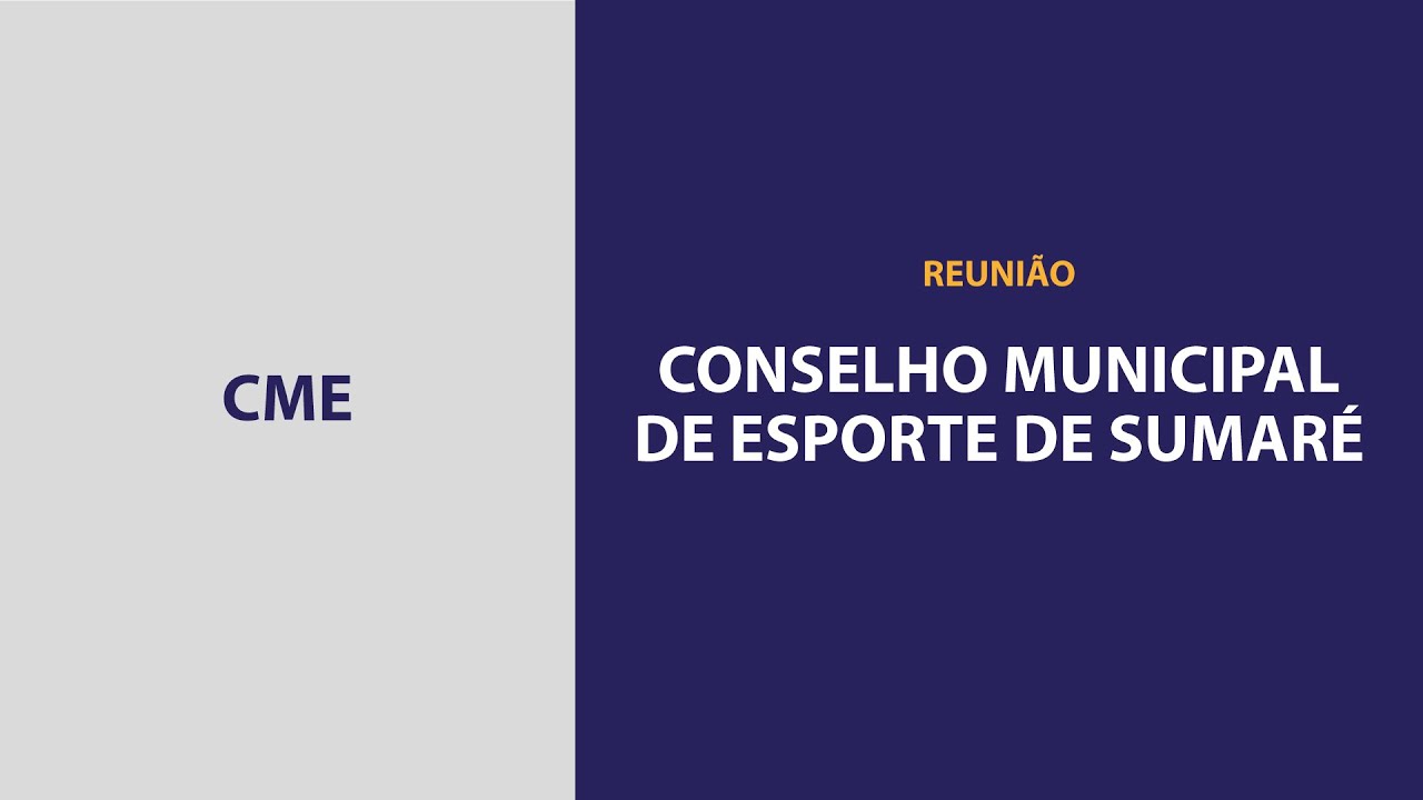 Conselho Municipal de Esporte de Sumaré – 29/01/2024
