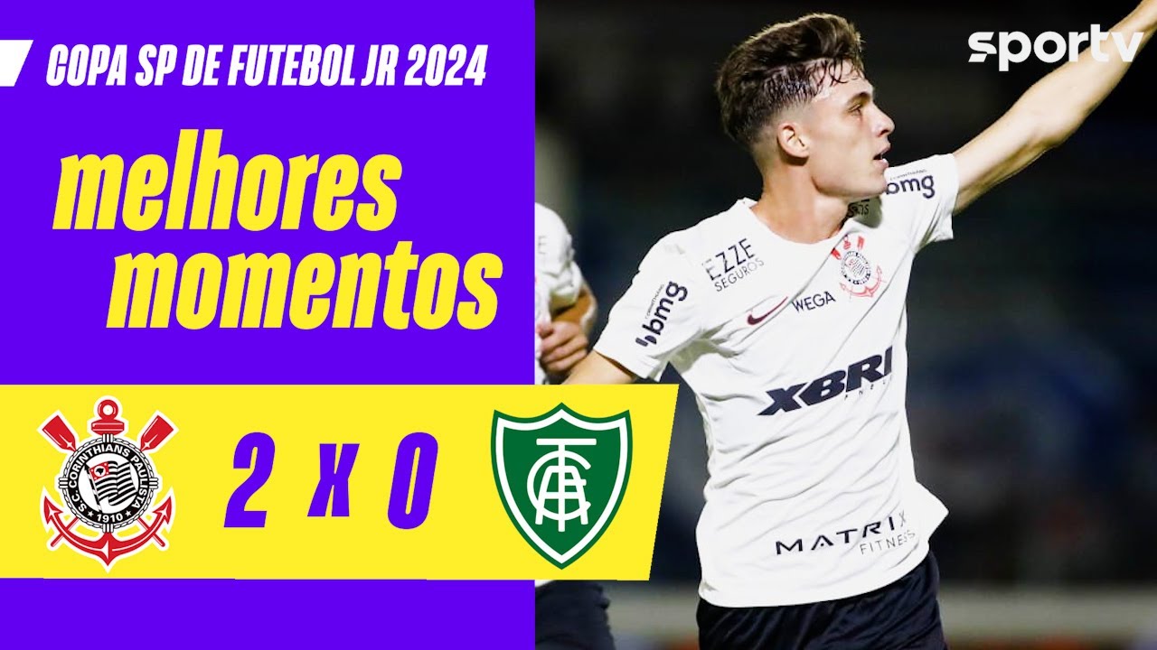 CORINTHIANS 2 X 0 AMÉRICA-MG | MELHORES MOMENTOS | COPA SÃO PAULO DE FUTEBOL JR 2024 | sportv