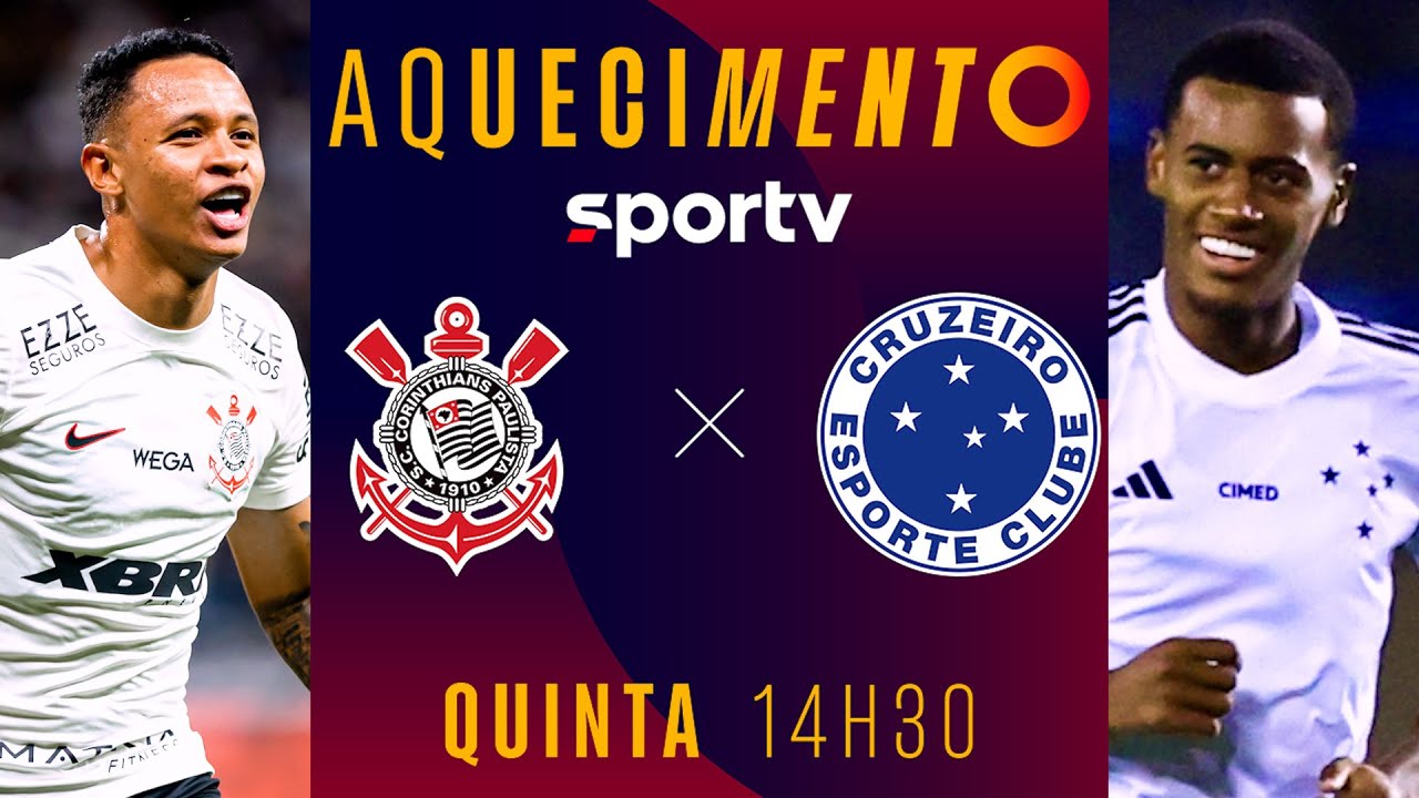 CORINTHIANS X CRUZEIRO  | PRÉ-JOGO AQUECIMENTO AO VIVO |  COPA SP DE FUTEBOL JR. | #live | sportv