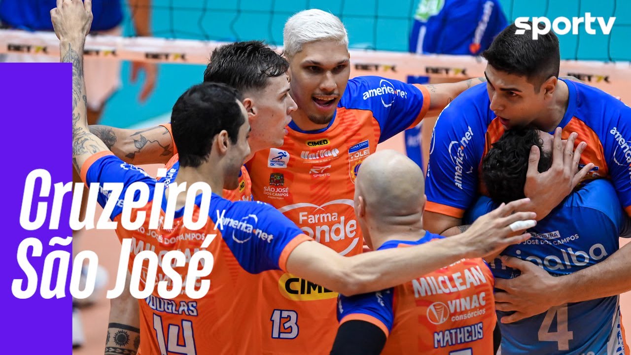 CRUZEIRO 2 X 3 SÃO JOSÉ | MELHORES MOMENTOS | SUPERLIGA MASCULINA DE VÔLEI | sportv