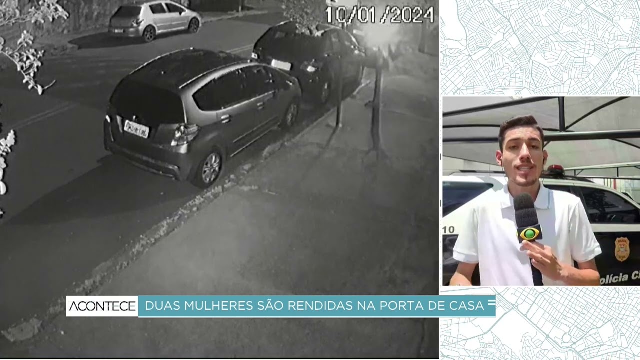 Duas mulheres são rendidas por criminosos na porta de casa em Limeira