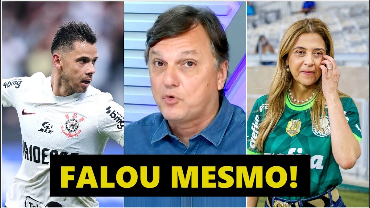 “E DAÍ que o PATROCÍNIO do Corinthians é MAIOR??? Cara, o Palmeiras hoje…”  Mauro Cezar FALA TUDO!