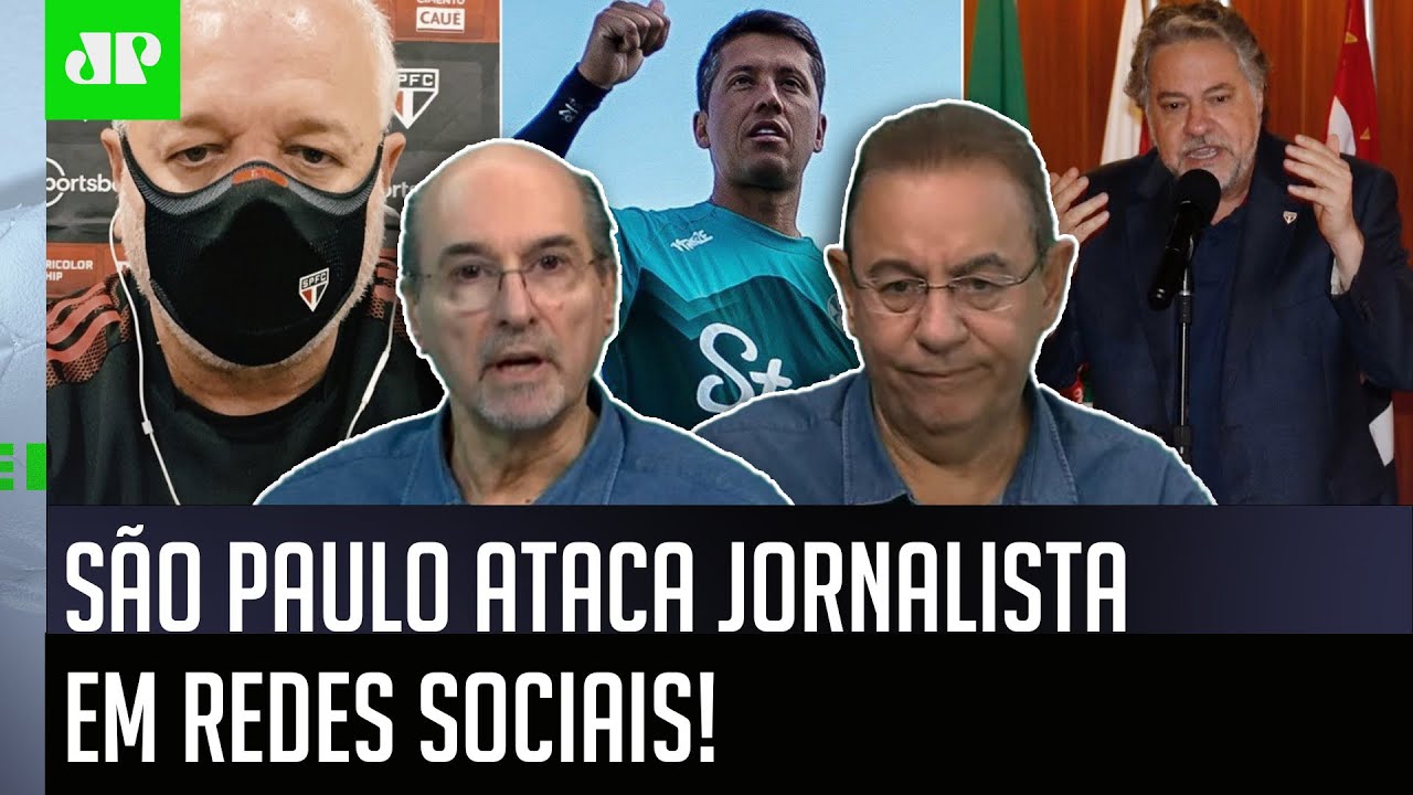“É uma FONTE PRECIOSA! A verdadeira INFORMAÇÃO…” Flavio Prado DEFENDE jornalista ATACADO pelo SPFC!