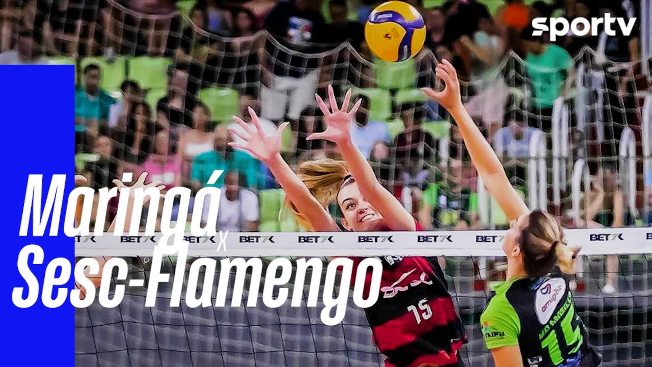 MARINGÁ 0 X 3 SESC-FLAMENGO | MELHORES MOMENTOS | SUPERLIGA FEMININA DE VÔLEI | sportv