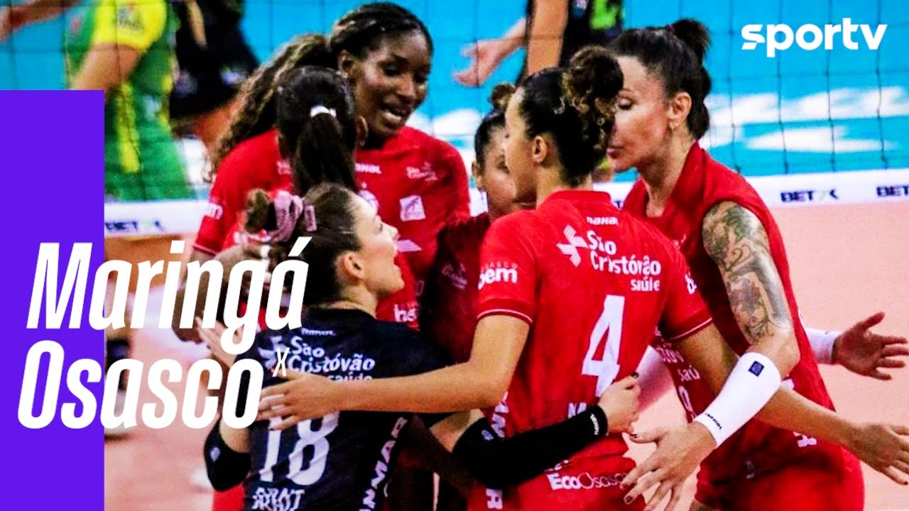 MARINGA 1 X 3 OSASCO | MELHORES MOMENTOS | SUPERLIGA FEMININA DE VÔLEI | sportv