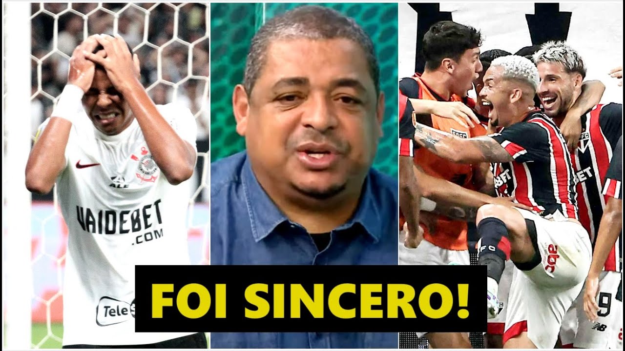 “O Corinthians NÃO JOGOU NADA! PERDEU O TABU, e A REAL é que o São Paulo…” Vampeta MANDA A REAL!