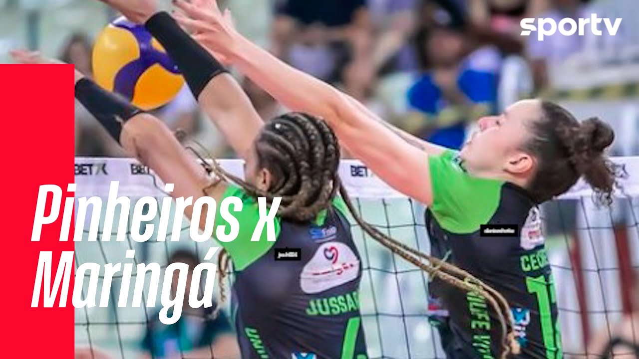 PINHEIROS 0 X 3 MARINGÁ | MELHORES MOMENTOS | SUPERLIGA FEMININA DE VÔLEI 2023/2024 | sportv