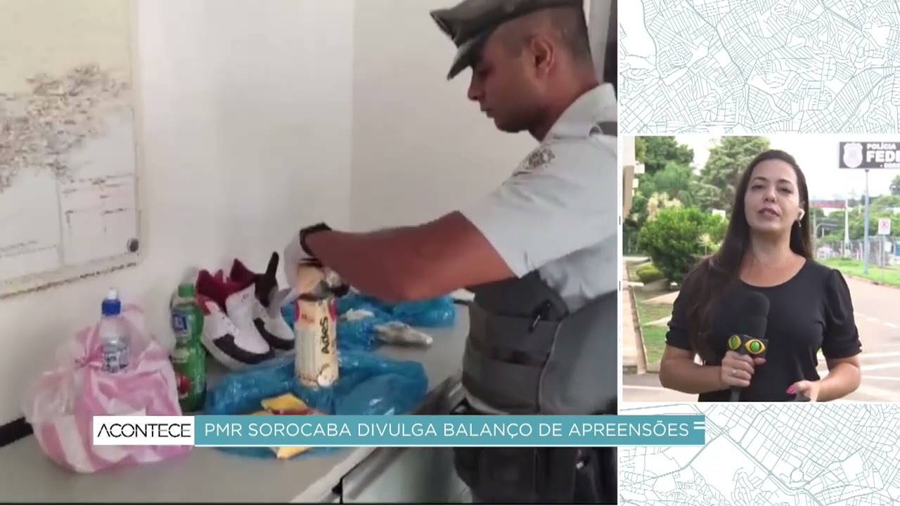 PMR de Sorocaba divulga balanço de apreensões