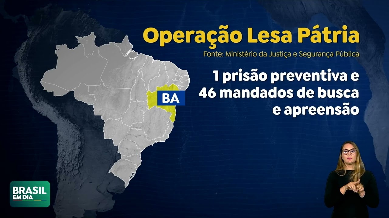 POLÍCIA FEDERAL REALIZA NOVA FASE DA OPERAÇÃO LESA PÁTRIA