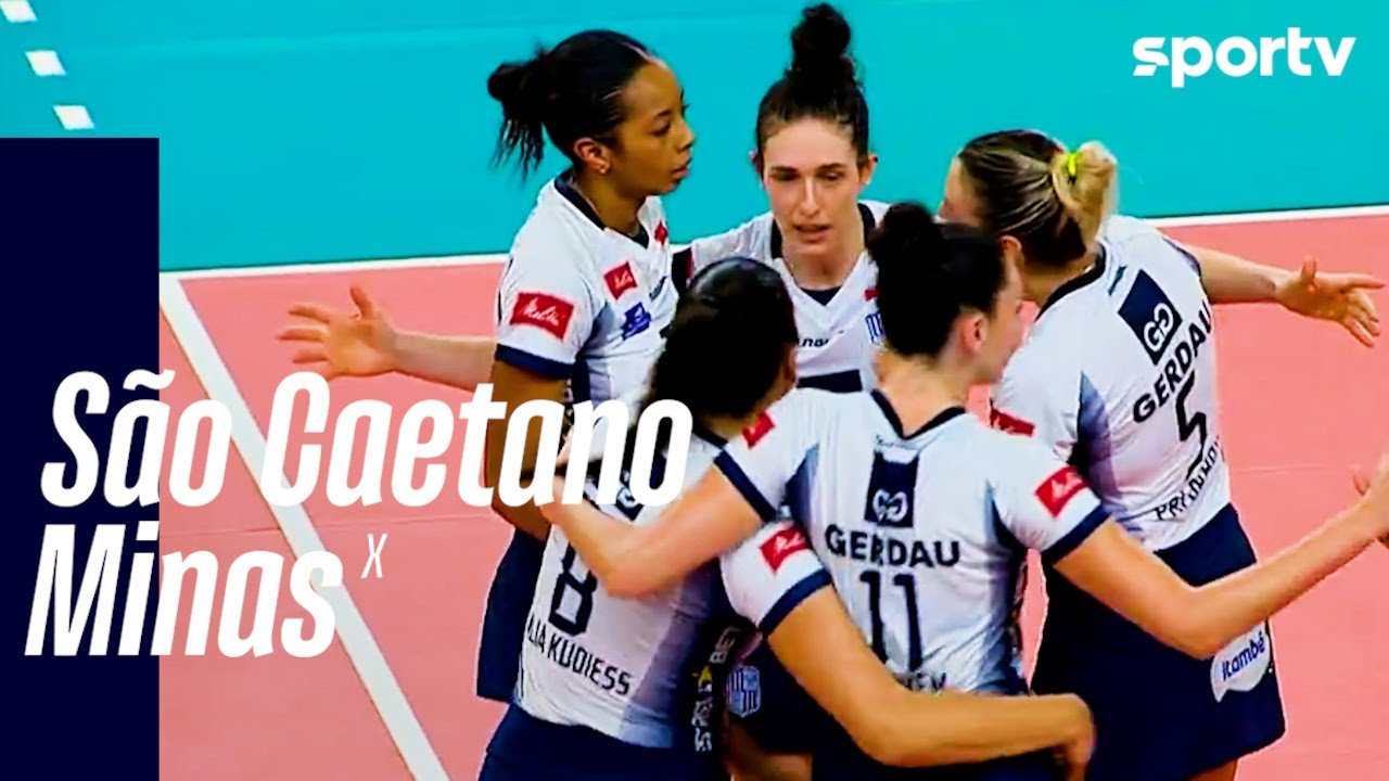 SÃO CAETANO 1 X 3 MINAS | MELHORES MOMENTOS | SUPERLIGA FEMININA DE VÔLEI | sportv