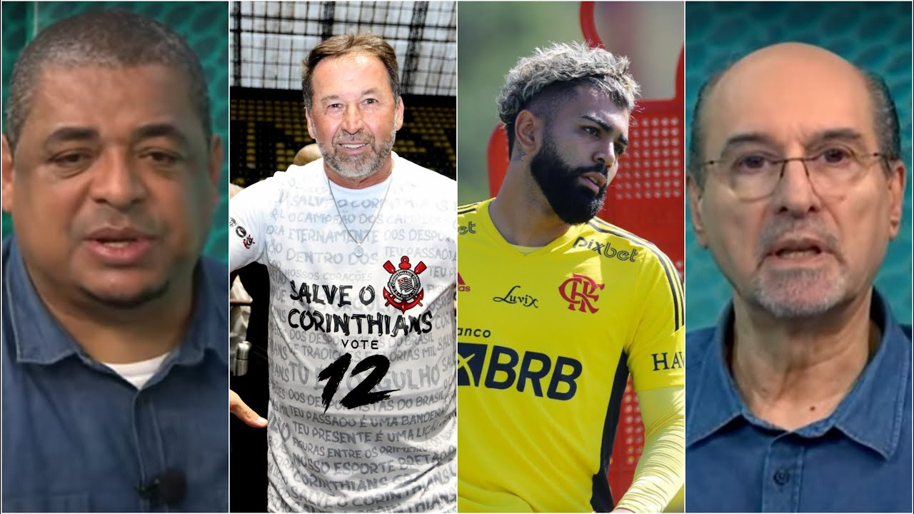 “Só vai acontecer se o Flamengo quiser…” DEBATE QUENTE sobre Augusto Melo e Gabigol no Corinthians