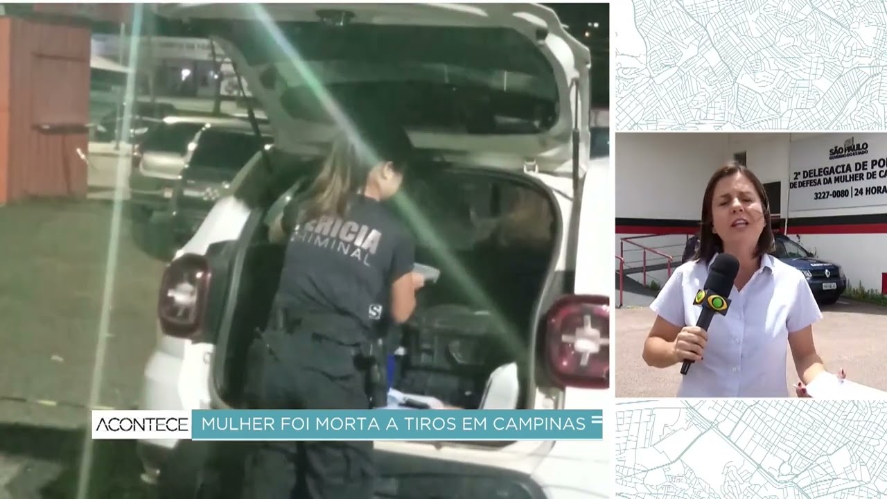 Uma mulher é morta a tiros em Campinas