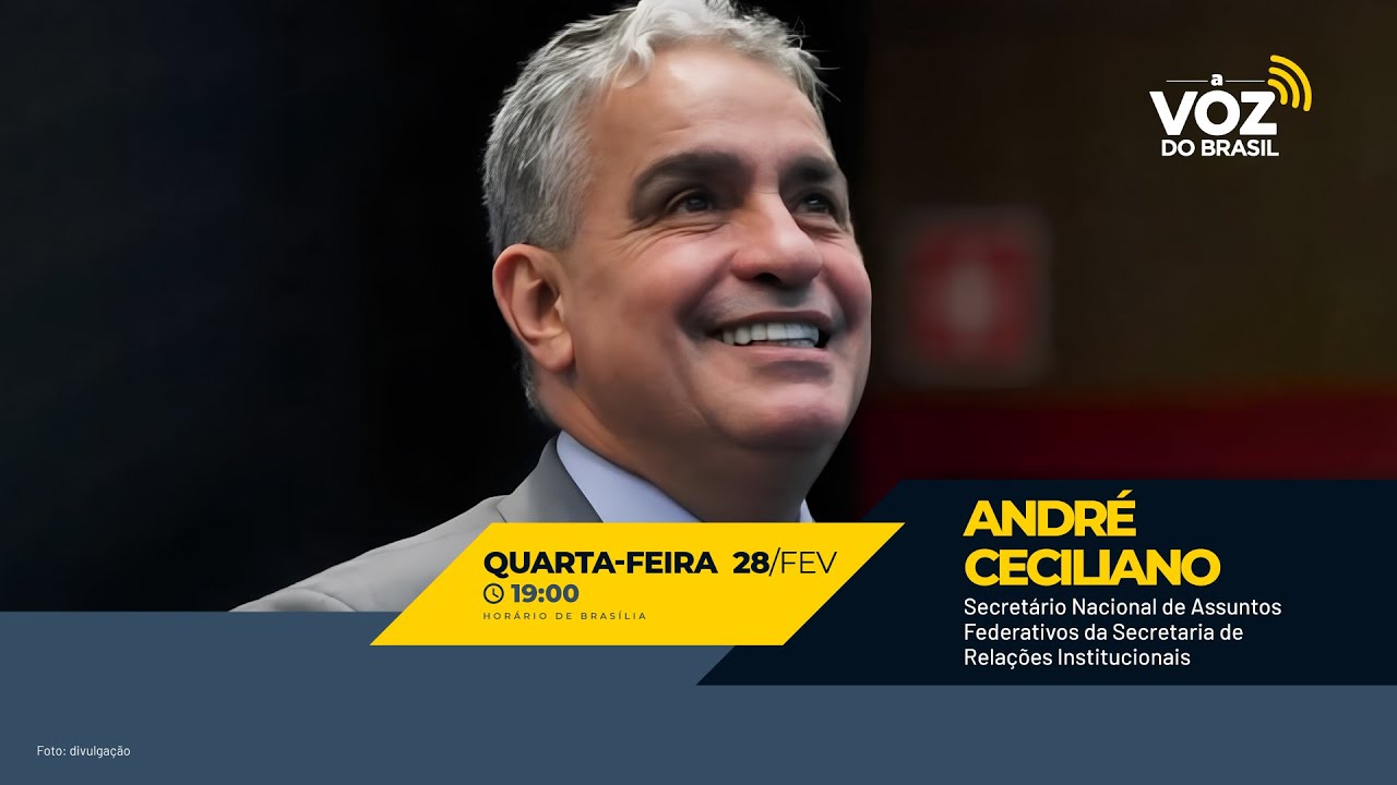 🔴 ANRÉ CECILIANO | A VOZ DO BRASIL