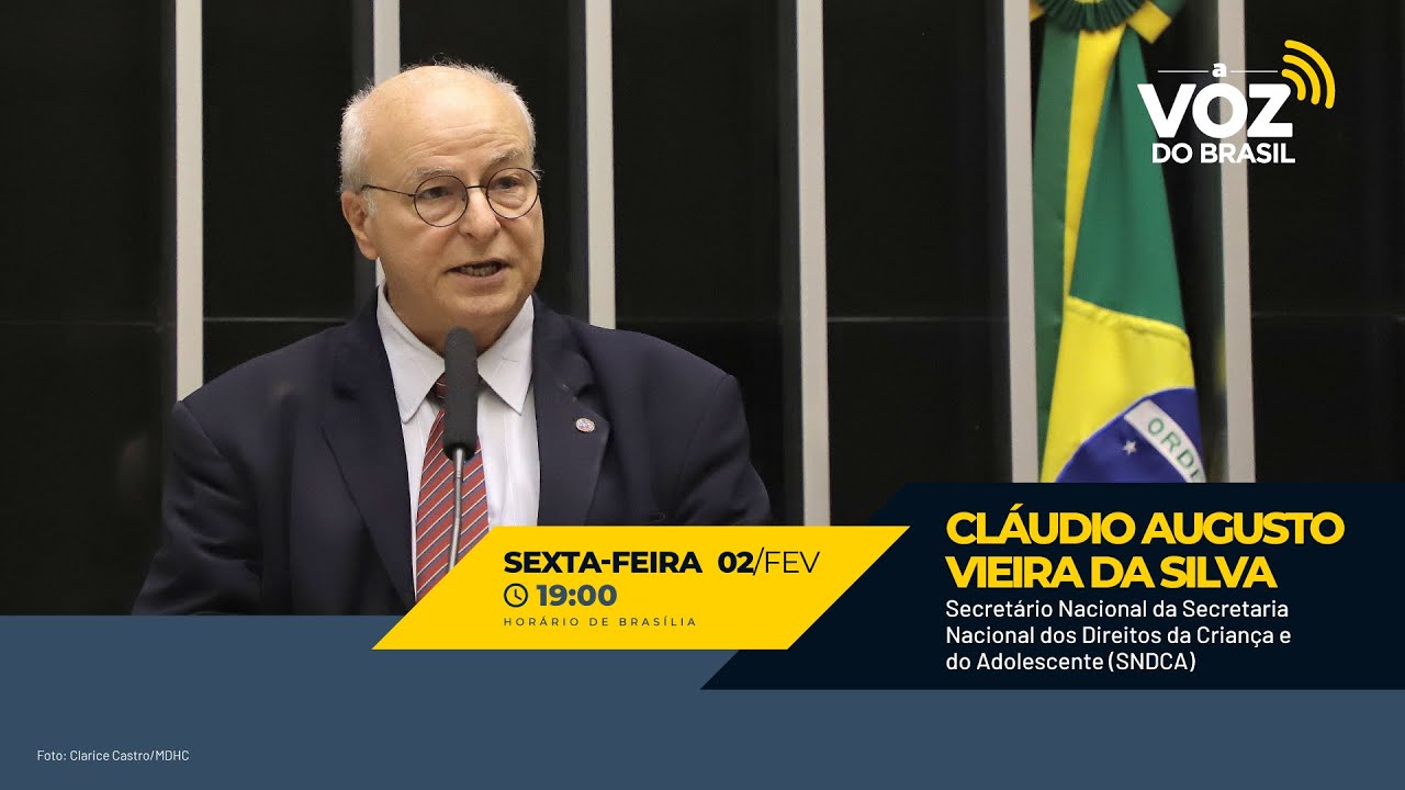 🔴 CLÁUDIO AUGUSTO VIEIRA | A VOZ DO BRASIL