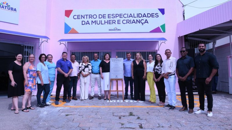 Prefeito Nilson Gaspar entrega novo prdio do Centro de Especialidades da Mulher e da Criana