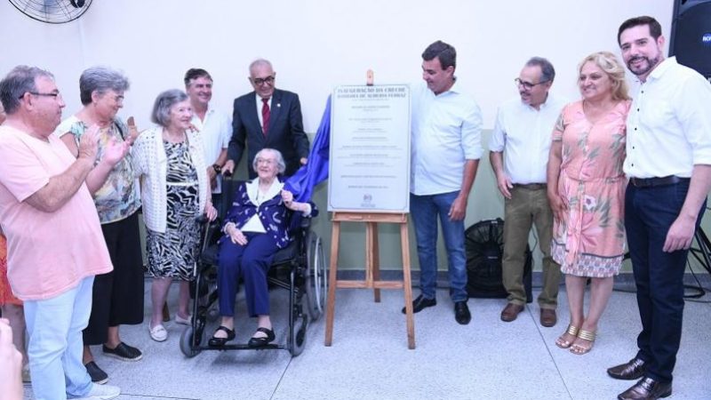 Prefeito Nilson Gaspar inaugura Creche “Brbara de Almeida Ferraz”