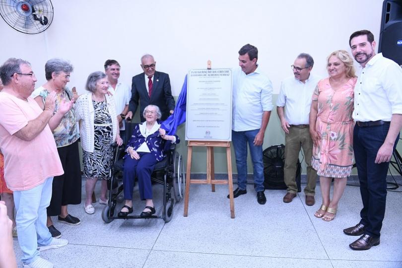 Prefeito Nilson Gaspar inaugura Creche “Brbara de Almeida Ferraz”