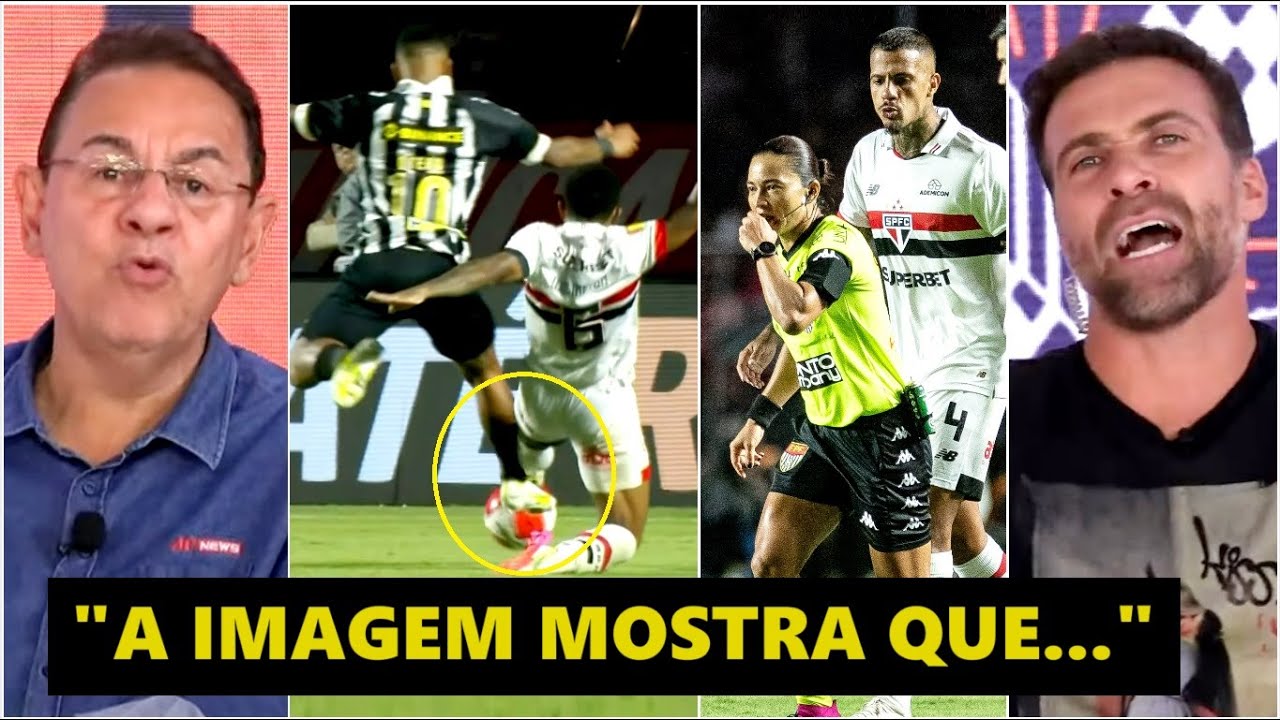 AFINAL: o São Paulo FOI PREJUDICADO pela ARBITRAGEM contra o Santos? DEBATE FERVE!