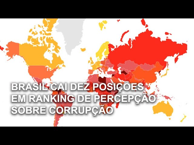 Brasil cai dez posições em ranking de percepção sobre corrupção, veja a lista de países inseridos