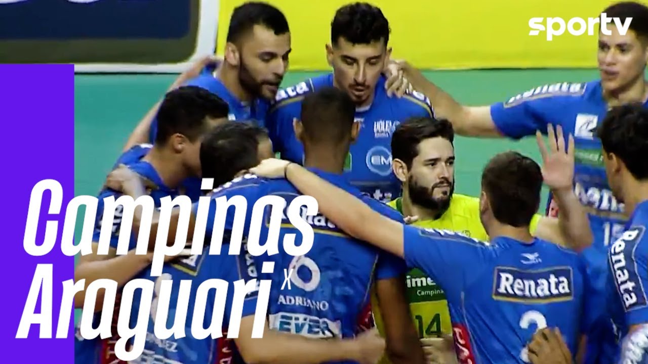 CAMPINAS 3 X 1 ARAGUARI | MELHORES MOMENTOS | SUPERLIFA MASCULINA DE VÔLEI | sportv