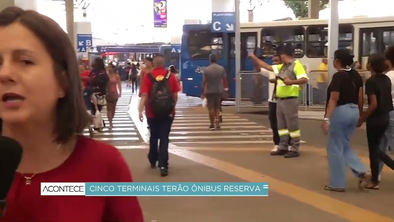 Cinco terminais de Campinas terão ônibus reserva para atender aos foliões