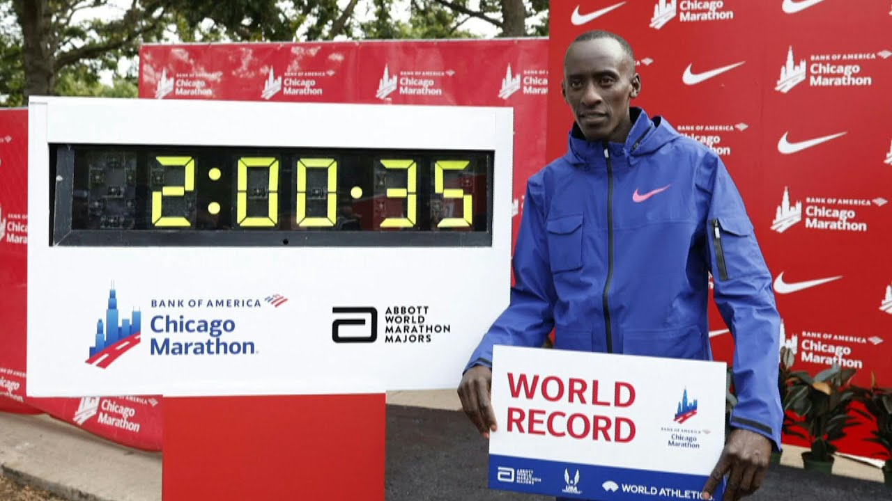 Comoção no atletismo após a morte de Kelvin Kiptum | AFP