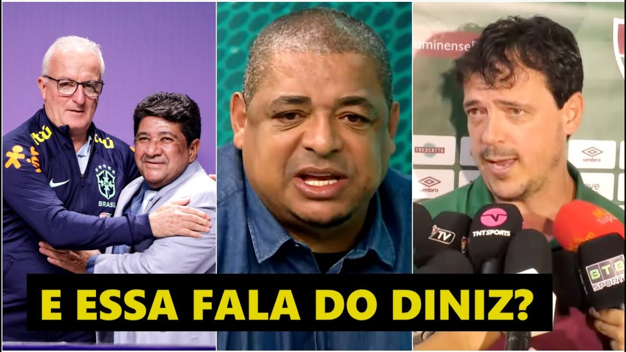 DESABAFOU! OLHA o que Diniz FALOU sobre a Seleção Brasileira que fez Vampeta MANDAR A REAL!