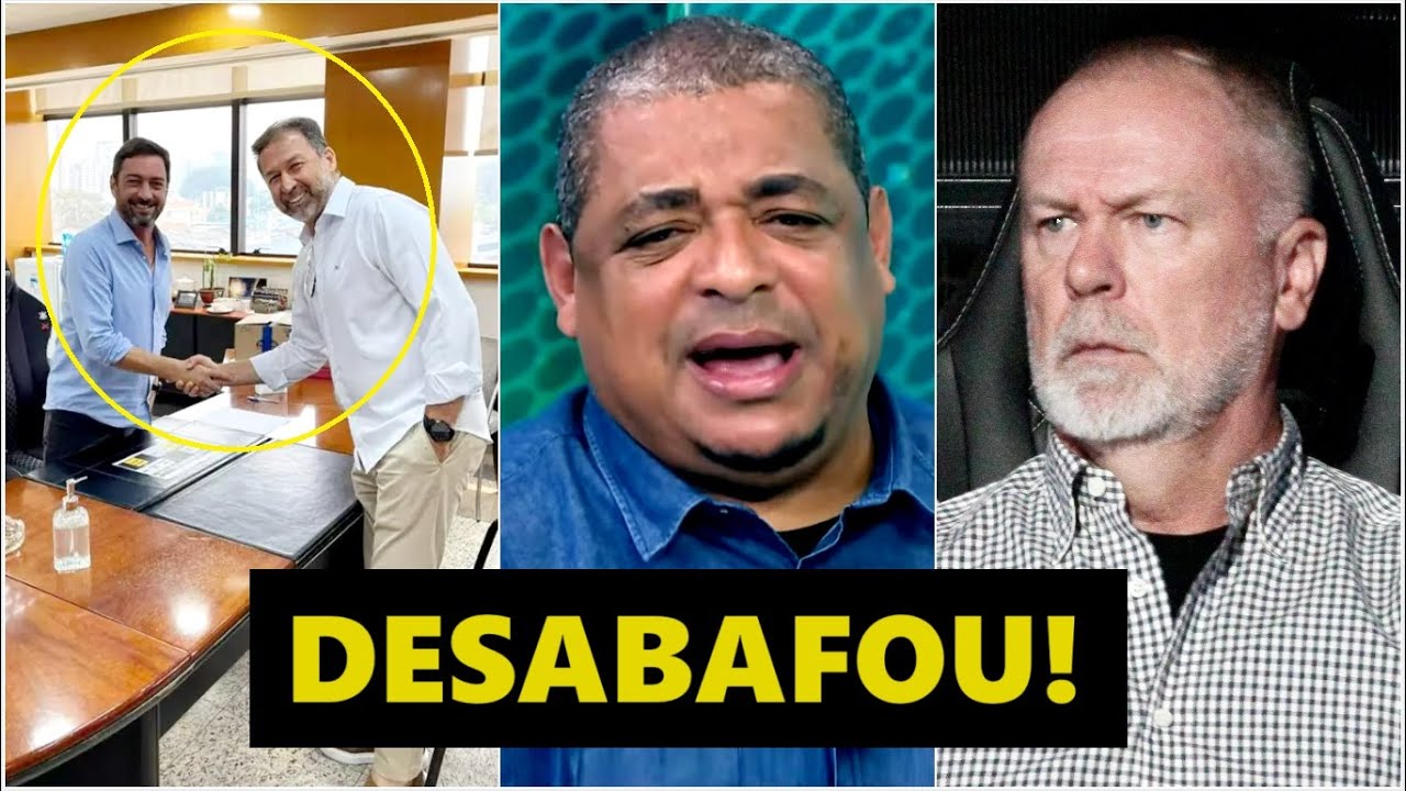 “É ISSO QUE EU QUERIA SABER! POR QUE é que o Corinthians…” Vampeta DESABAFA sobre Mano DEMITIDO!