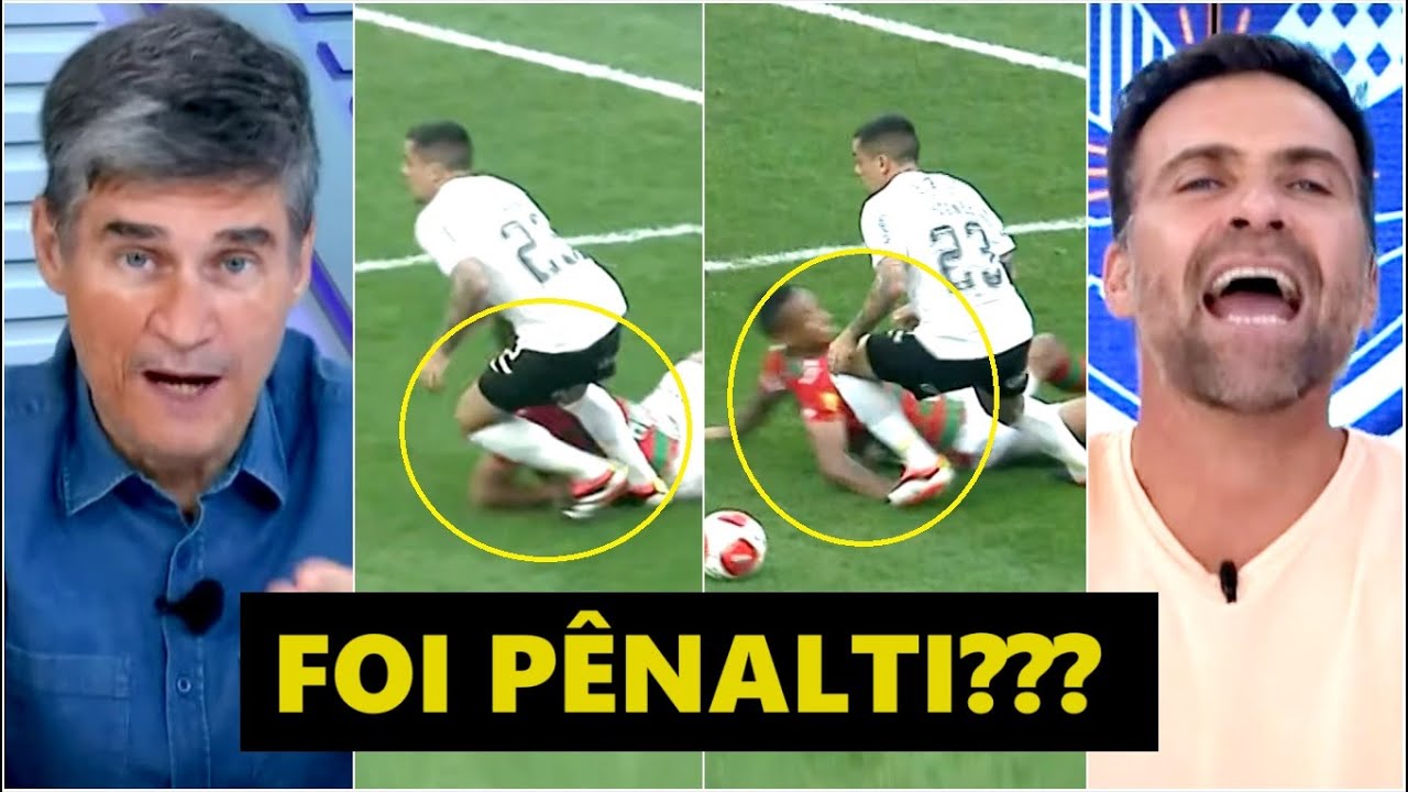 “É UM ESCÂNDALO! É UM ABSURDO o VAR…” PÊNALTI em Fagner em Corinthians x Portuguesa dá POLÊMICA!
