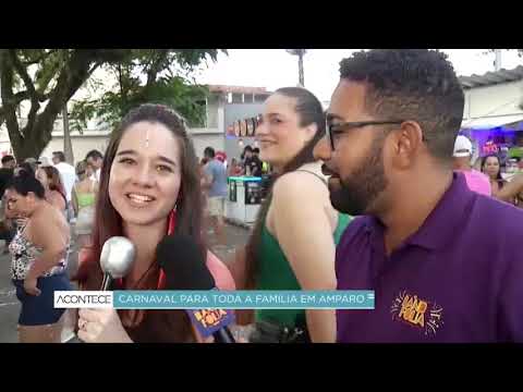 Em Amparo uma programação extensa de carnaval agita foliões por toda a cidade