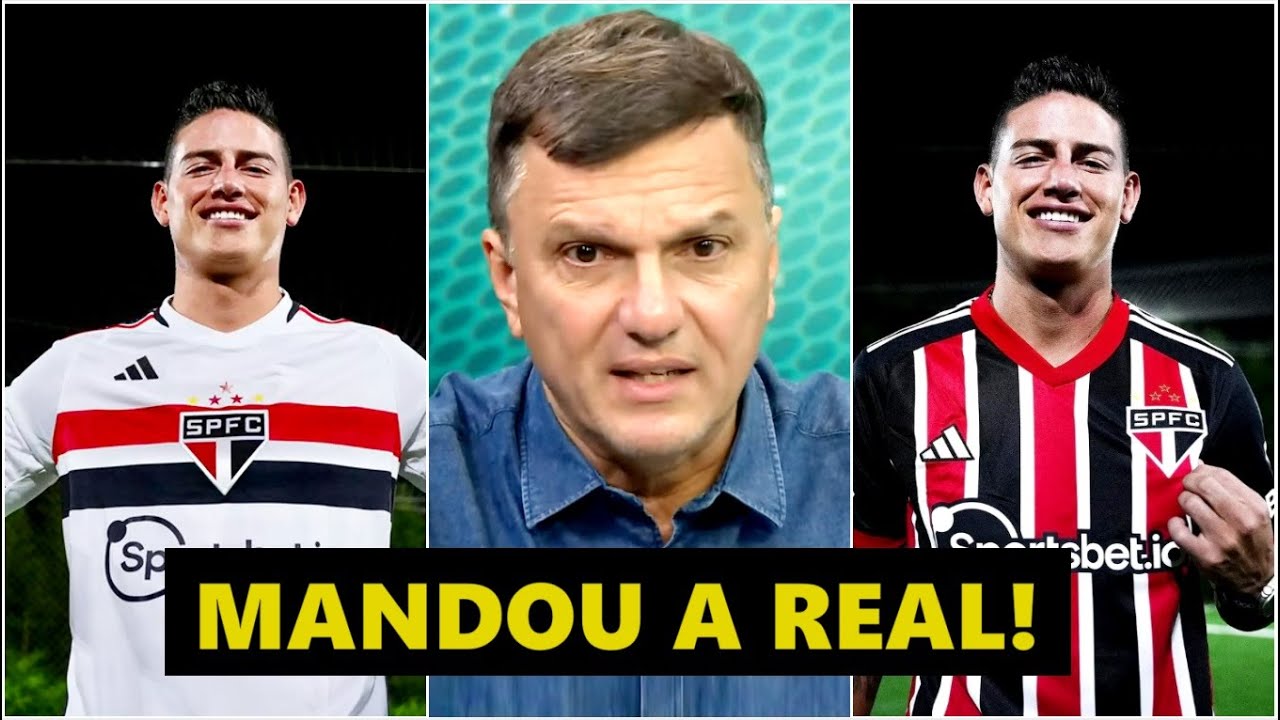 “EU DISCORDO FRONTALMENTE DISSO! O James Rodríguez é CRAQUE! Ele…” Mauro Cezar ANALISA o São Paulo