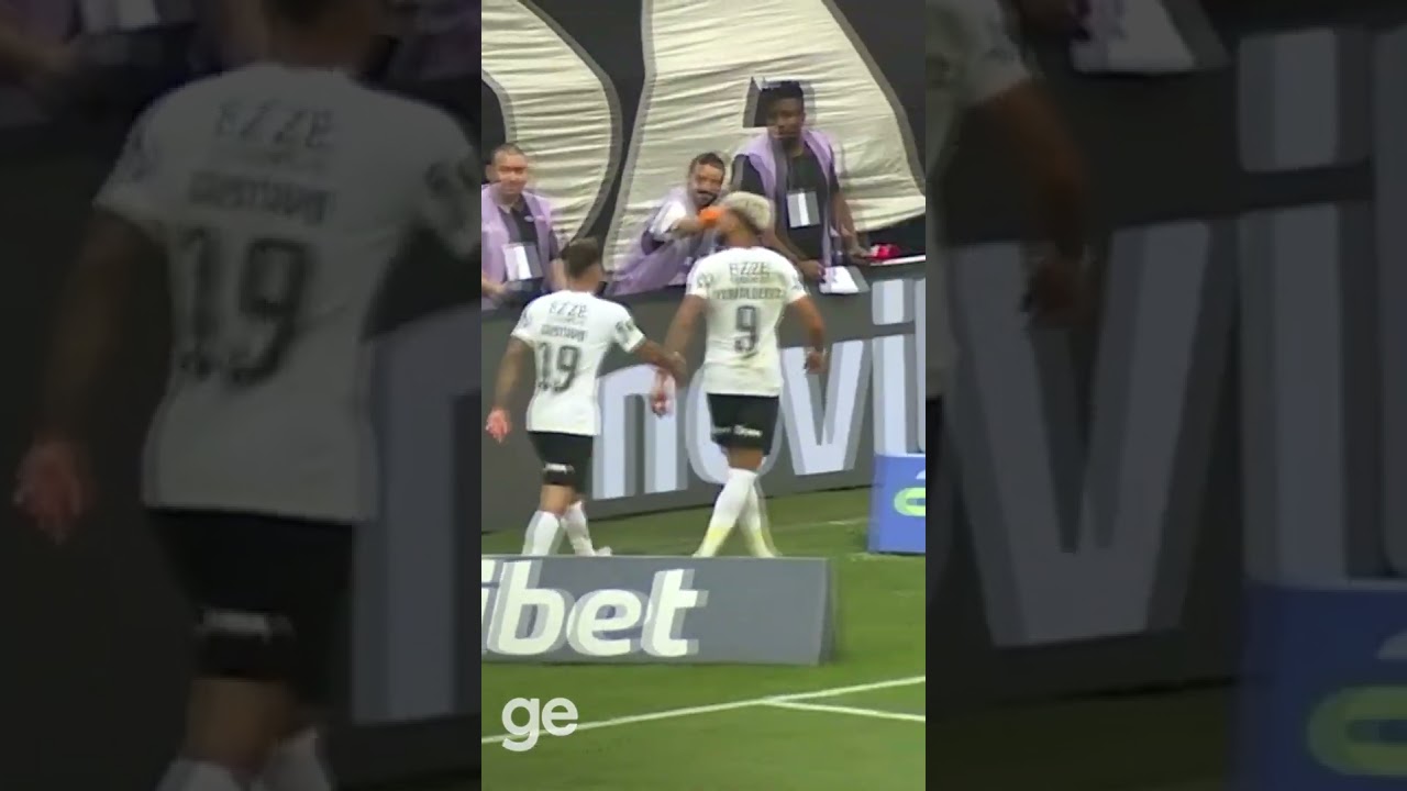 FALA DELE! 🤫 YURI ALBERTO ARRANCA E MARCA GOLAÇO | CORINTHIANS X PORTUGUESA | #shorts | ge.globo