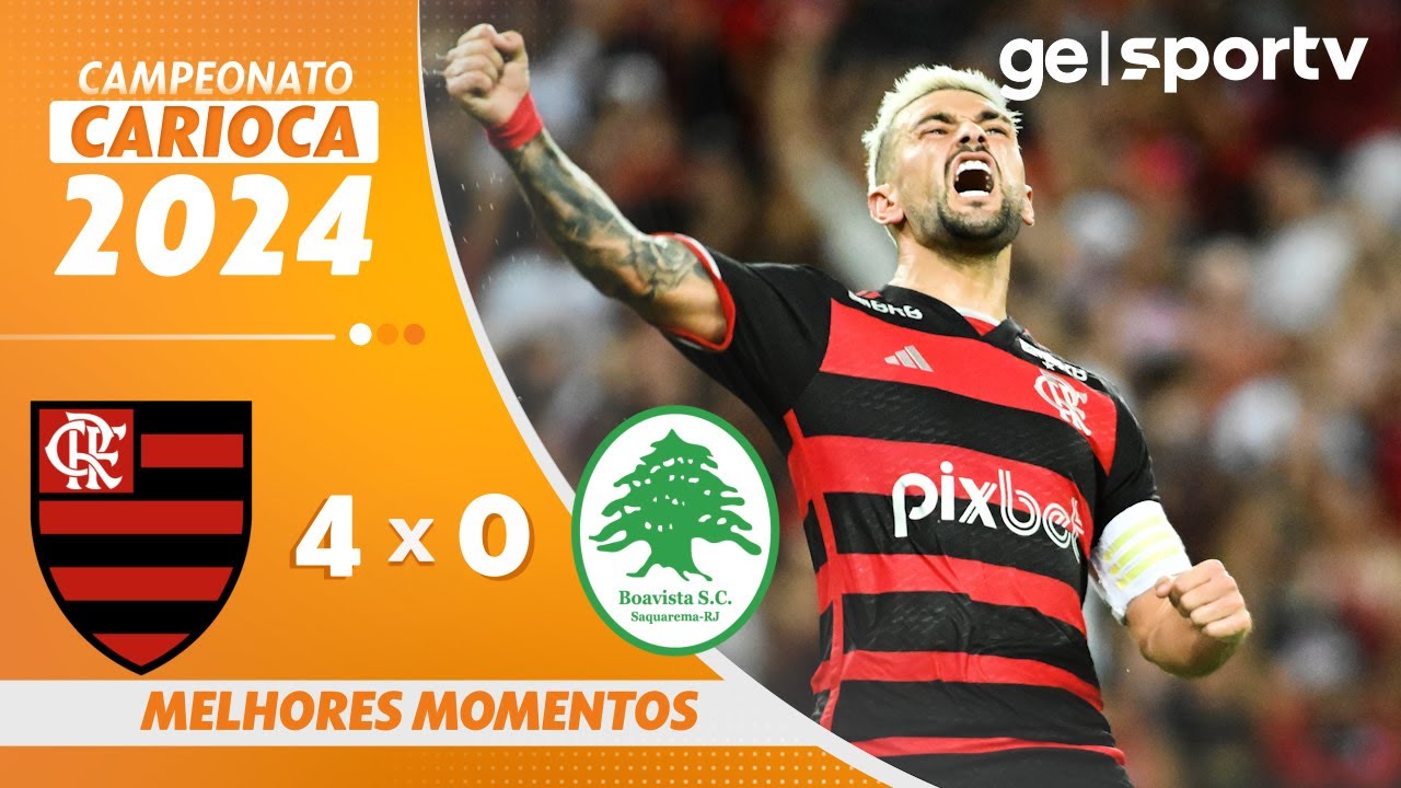 FLAMENGO 4 X 0 BOAVISTA | MELHORES MOMENTOS | CAMPEONATO CARIOCA | ge.globo
