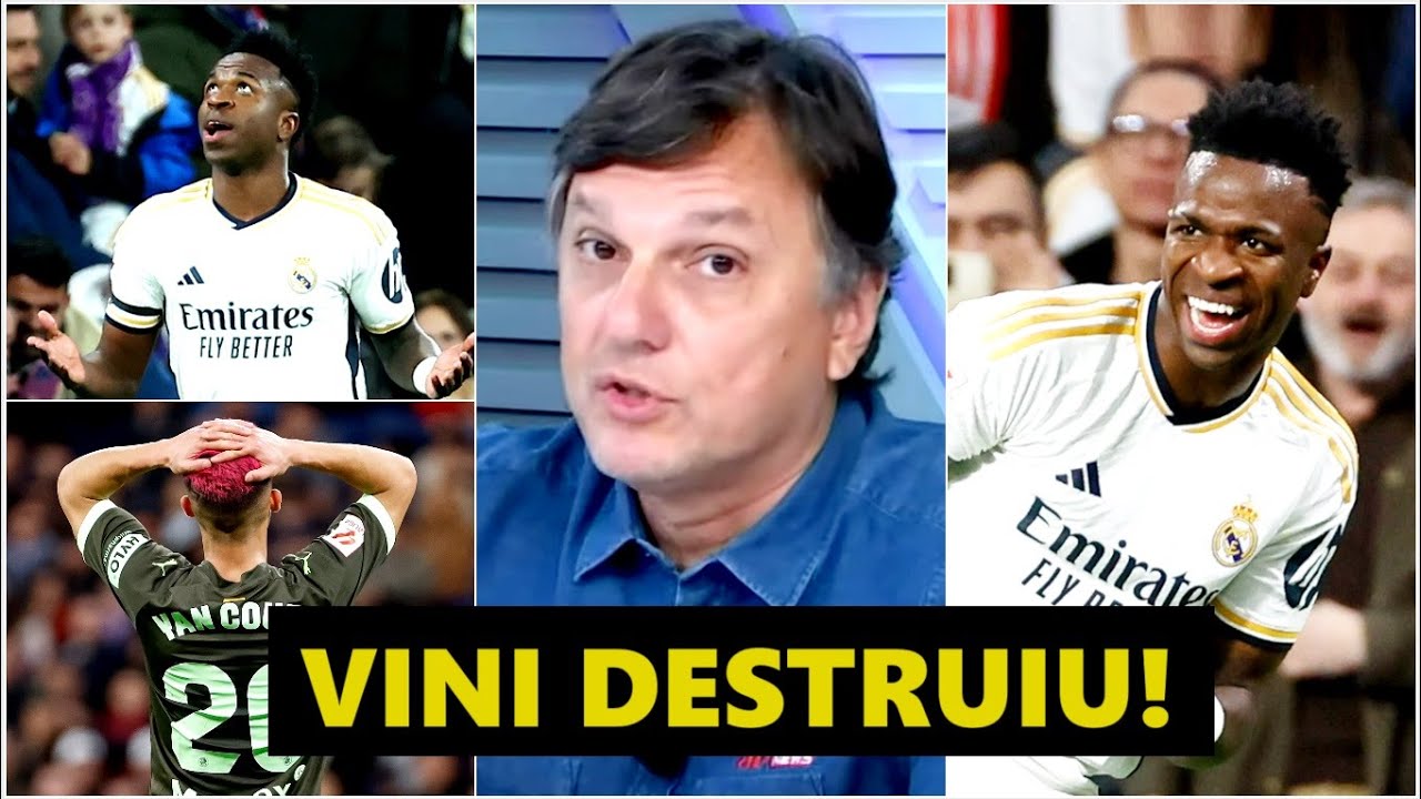 “FOI UM ESCULACHO! O Vinicius Júnior HOJE é MELHOR do que…” Mauro Cezar ELOGIA após SHOW no Real!
