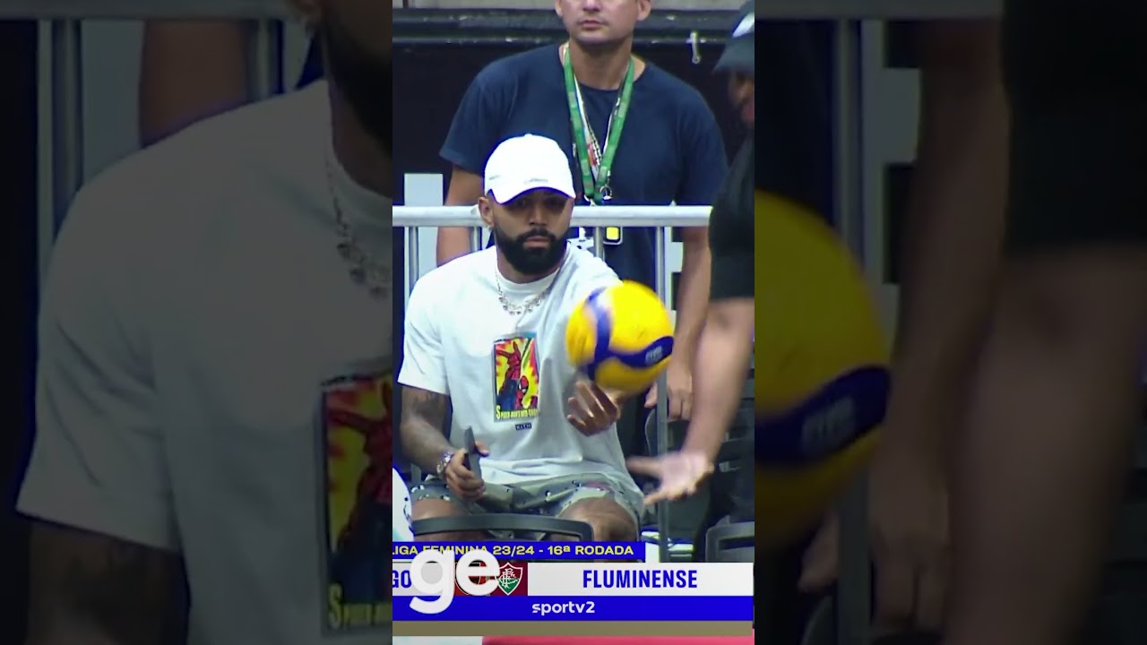GABIGOL DO VÔLEI?? | FLAMENGO X FLUMINENSE | SUPERLIGA FEMININA DE VÔLEI | #shorts | ge.globo