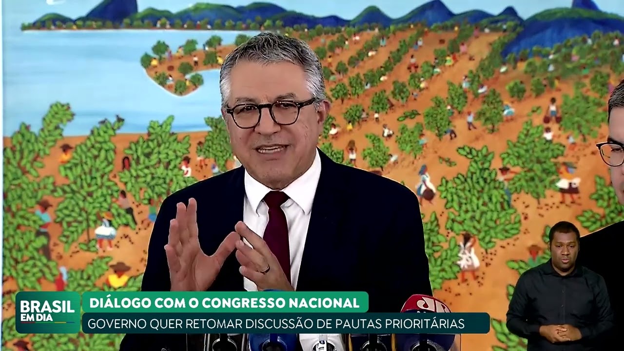 GOVERNO QUER RETOMAR DIÁLOGO SOBRE PAUTAS PRIORITÁRIAS COM O CONGRESSO