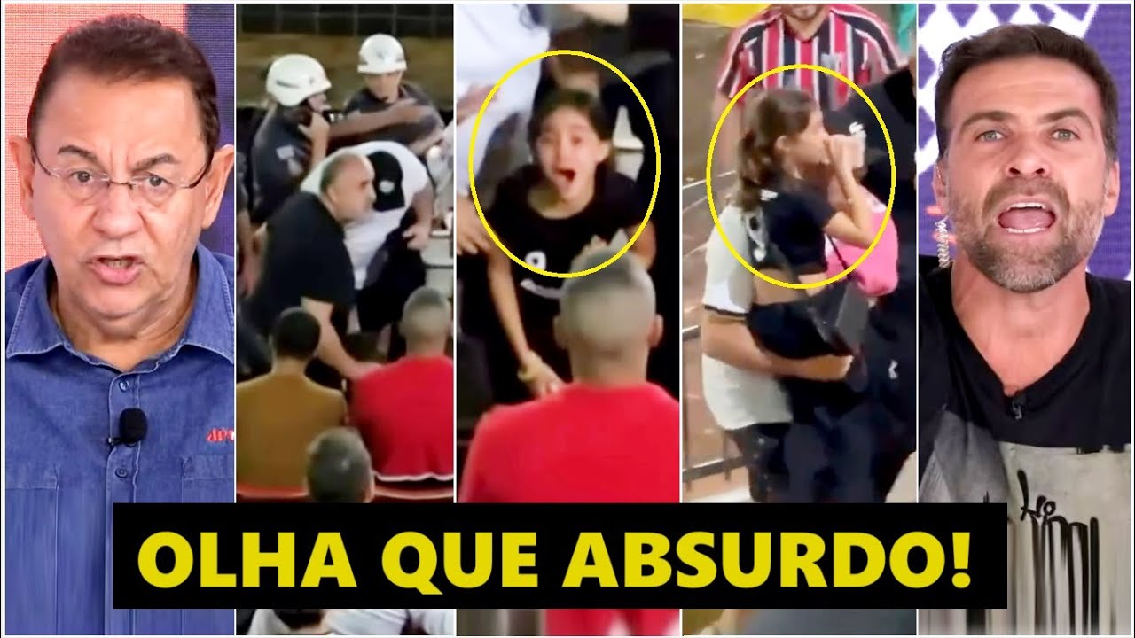 “ISSO É SURREAL! É COVARDIA! IMBECILIDADE!” Menina torcedora do Corinthians CHORA em CENA REVOLTANTE