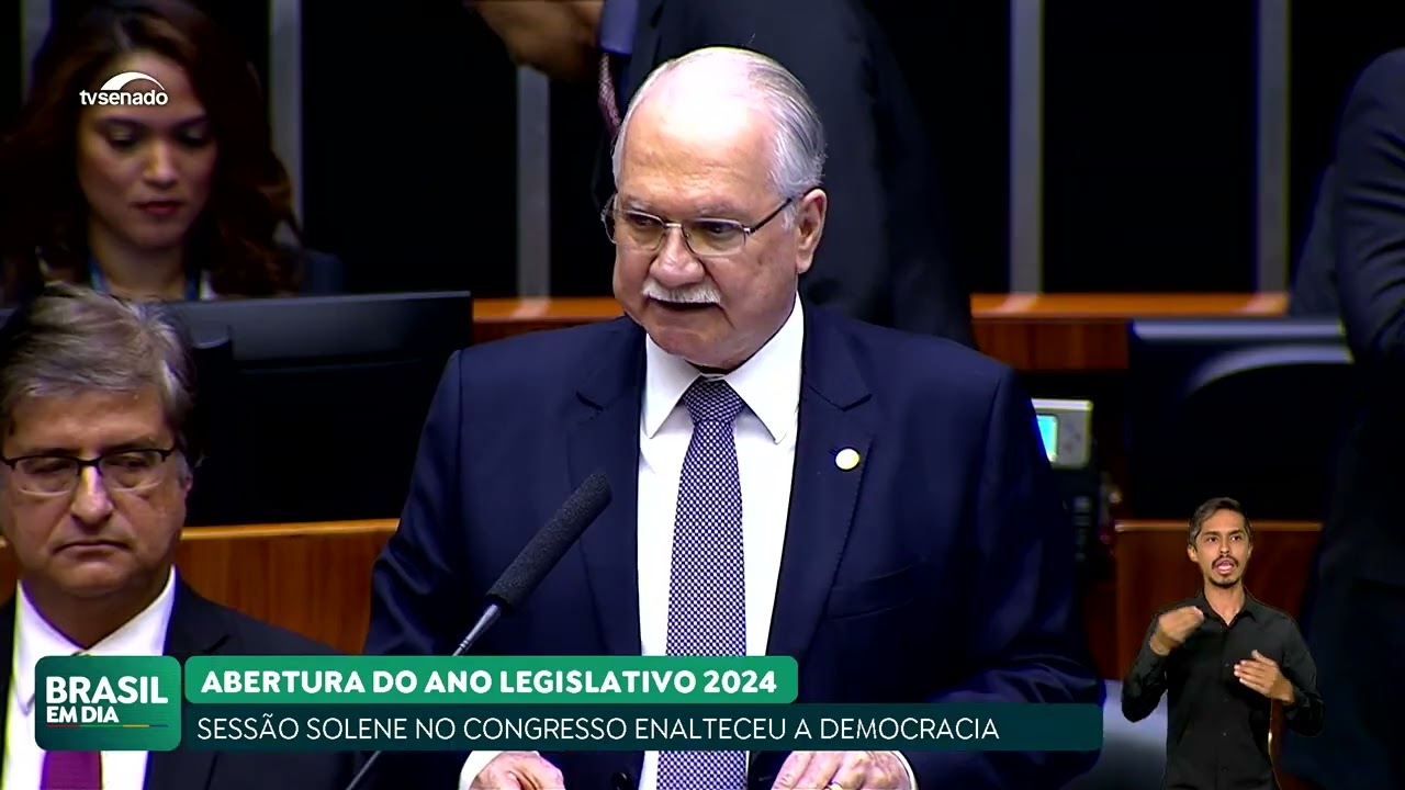 LEGISLATIVO FEDERAL RETOMA TRABALHOS, COM LEITURA DE MENSAGEM DE LULA