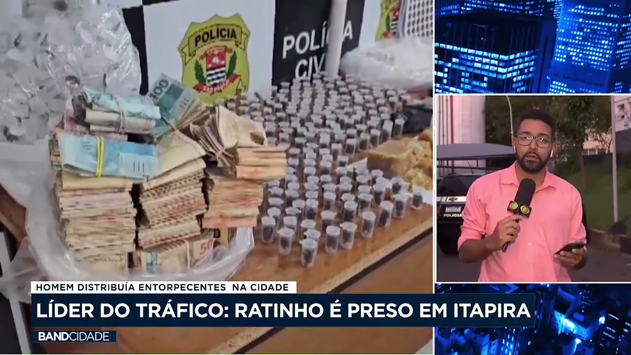 Líder do tráfico de drogas de Itapira é preso