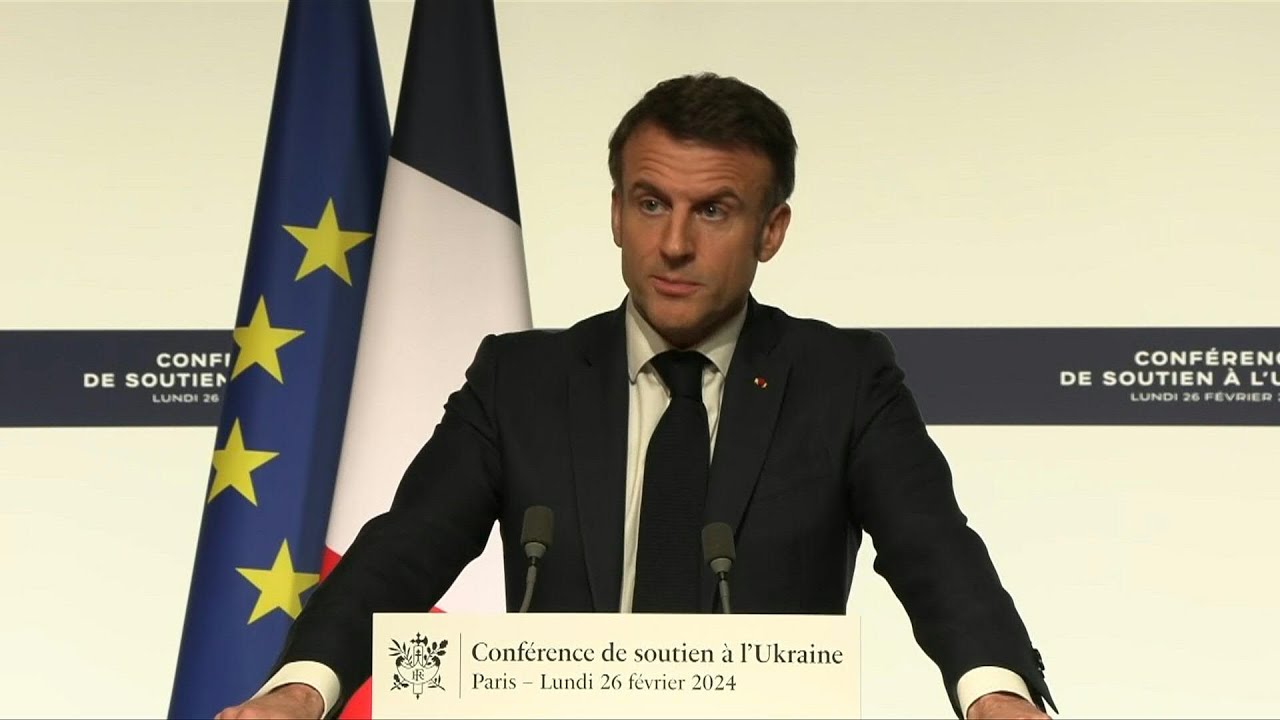 Macron anuncia coalizão para enviar munições a Kiev e não descarta mobilizar tropas | AFP
