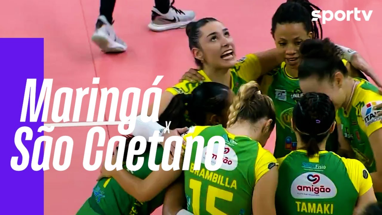 MARINGÁ 3 X 0 SÃO CAETANO | MELHORES MOMENTOS | SUPERLIGA FEMININA DE VÔLEI