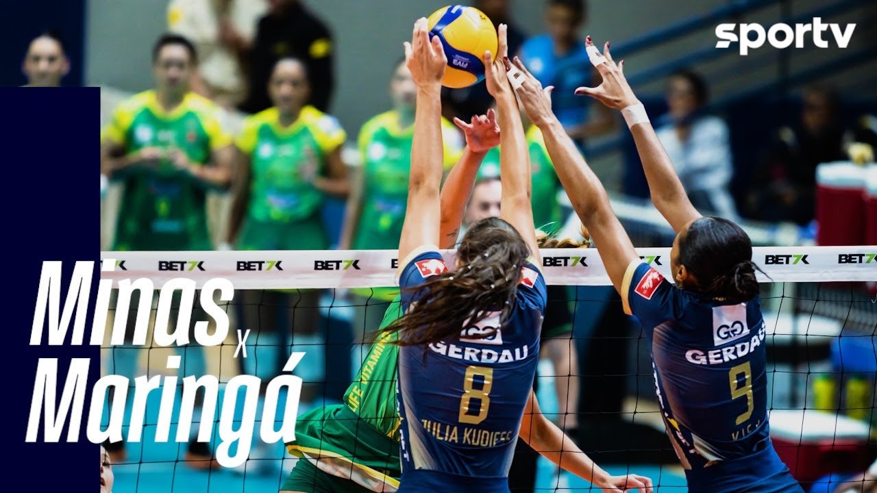MINAS 3 X 0 MARINGÁ | MELHORES MOMENTOS | SUPERLIGA FEMININA DE VÔLEI | sportv
