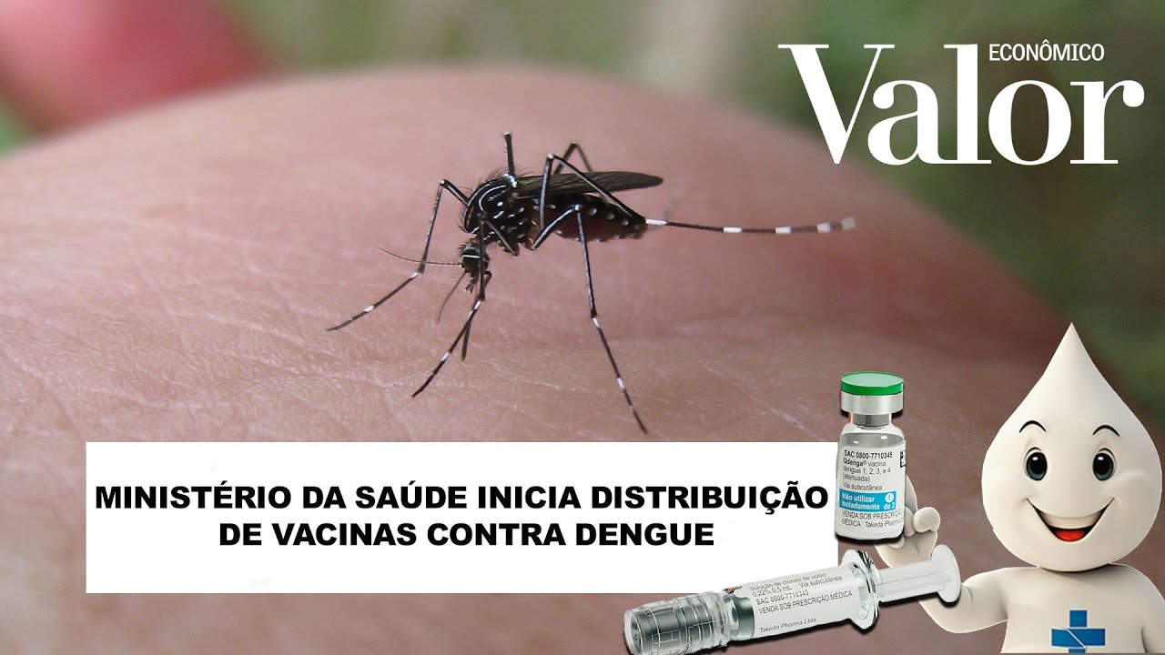 Ministério da Saúde inicia distribuição de vacinas contra dengue