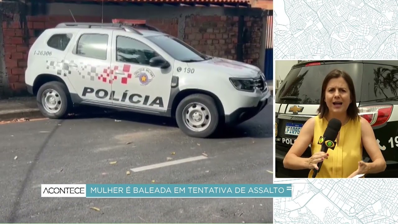 Mulher é baleada três vezes em tentativa de latrocínio em Santo Antônio de Posse