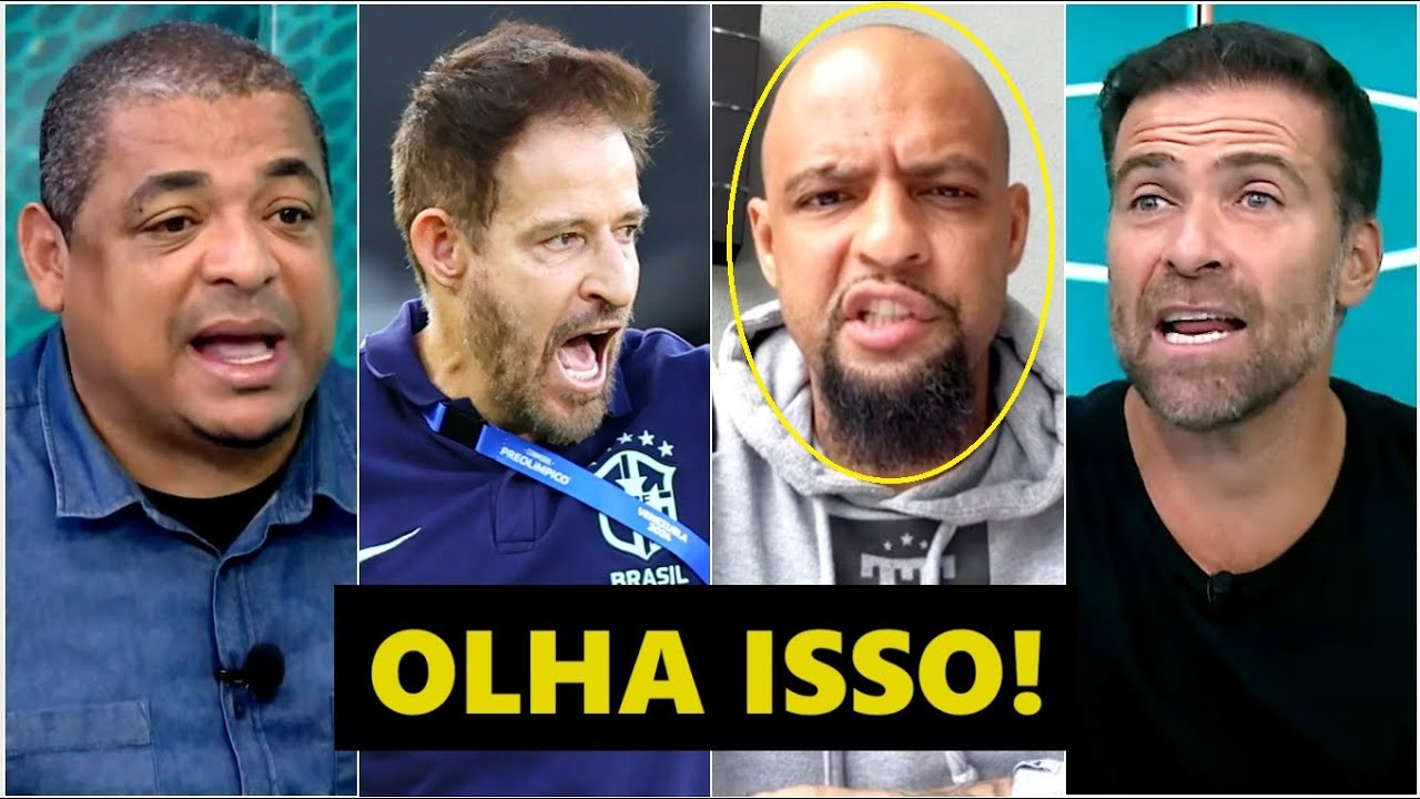 “O Felipe Melo METEU A BOCA! Ele DETONOU o Ramón Menezes porque…” Seleção Pré-Olímpica REVOLTA!