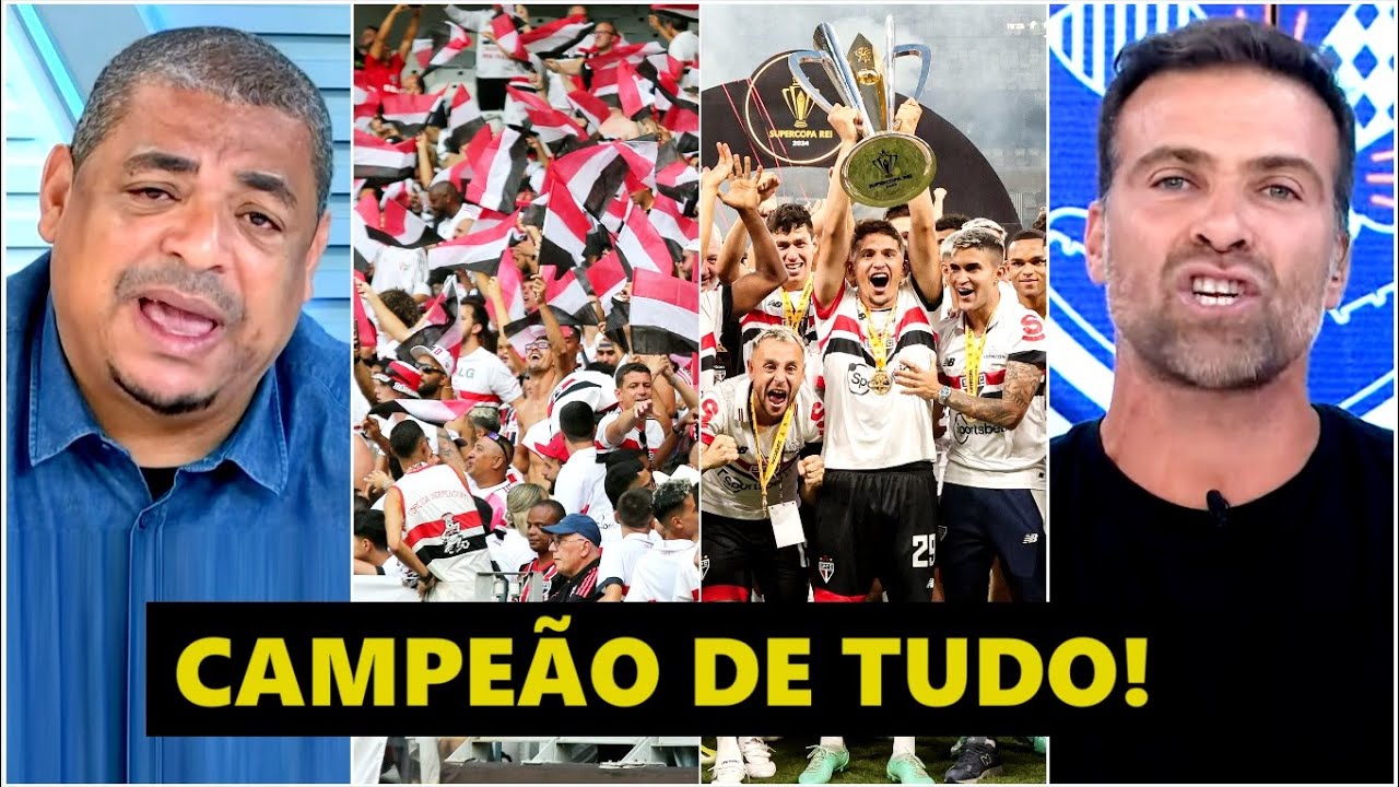 “O São Paulo é o ÚNICO CAMPEÃO DE TUDO no Brasil! TEM QUE SE RENDER!” TÍTULO da Supercopa é EXALTADO