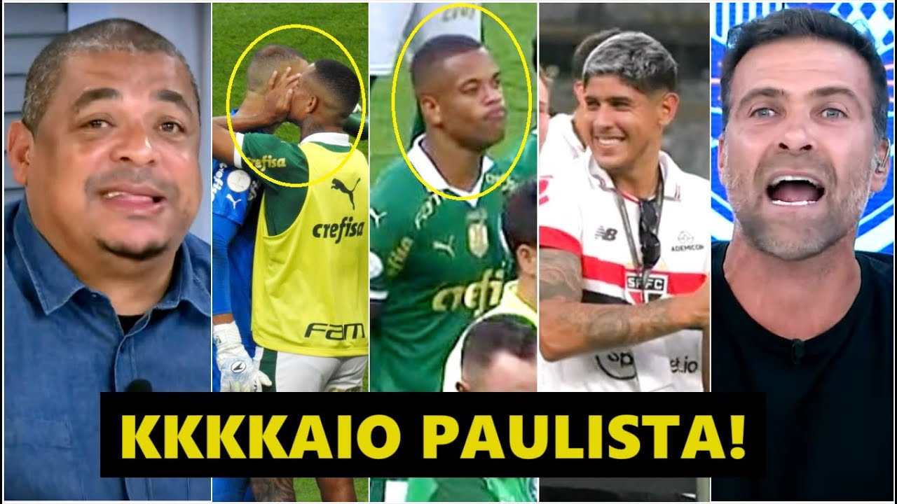 “OLHA ISSO! OLHA A CARA do Caio Paulista! O São Paulo FOI CAMPEÃO, e o Palmeiras…” VEJA DEBATE!