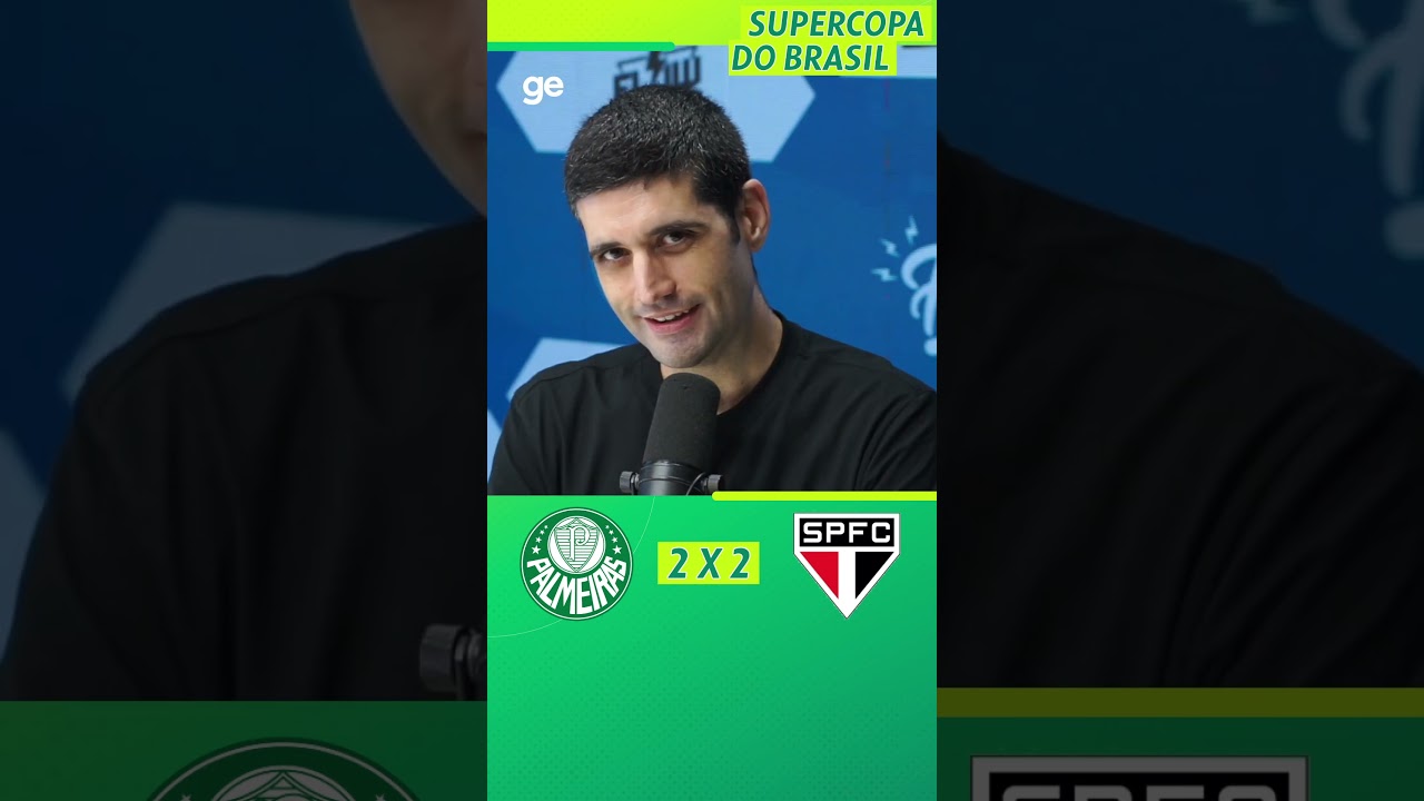 PALMEIRAS X SÃO PAULO: FLOW, DIDA FOOTZ E PARCEIROS GE OPINAM SOBRE A SUPERCOPA | #shorts | ge.globo