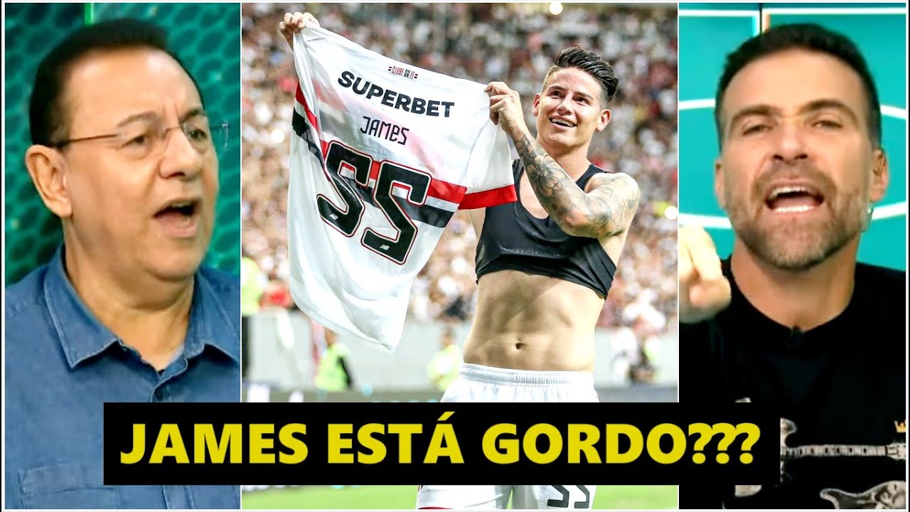 PEGOU FOGO! “GORDO??? Cara, o James Rodríguez está…” Pilhado REBATE Flavio Prado sobre o São Paulo